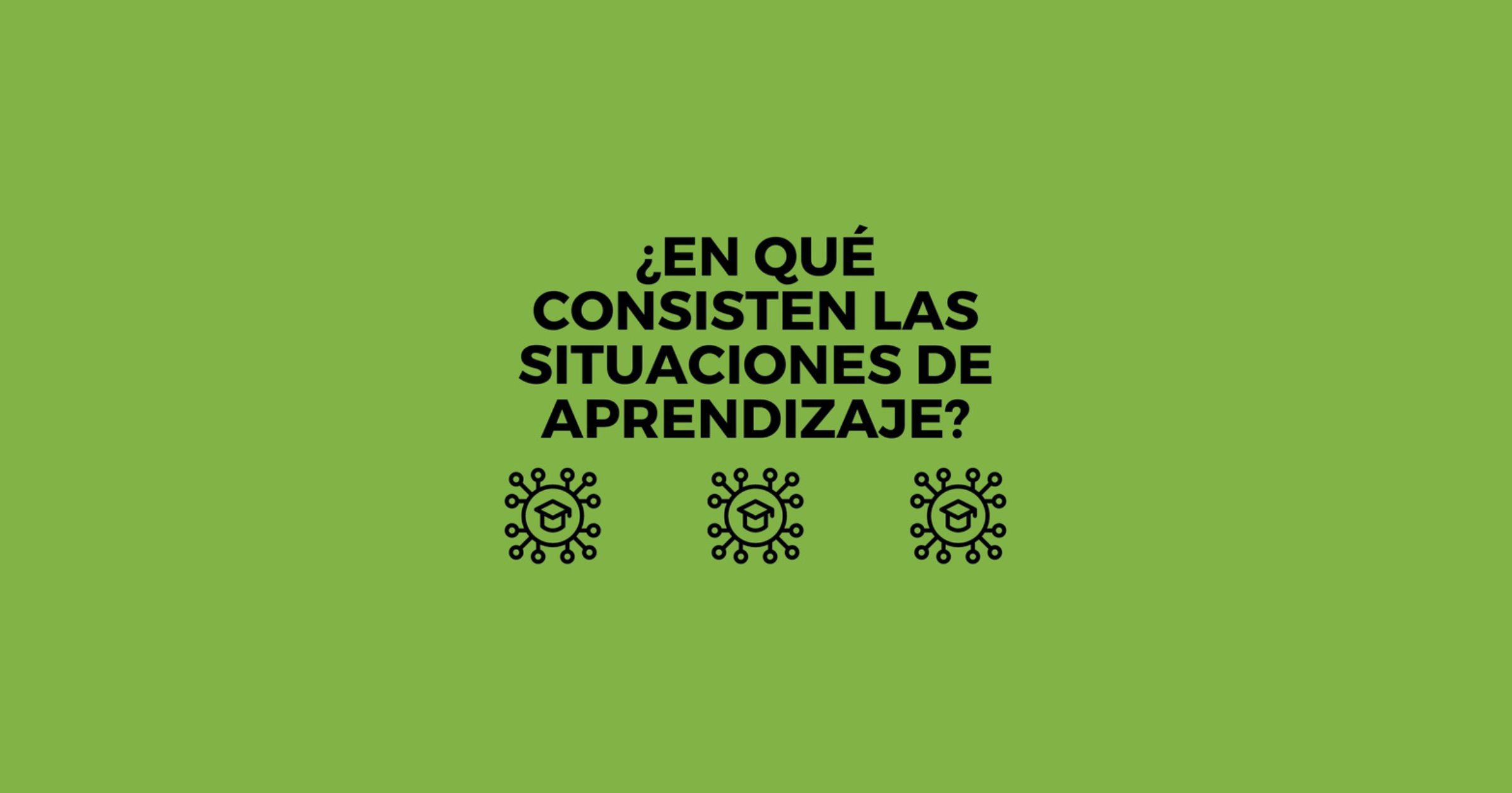 Situaciones de aprendizaje