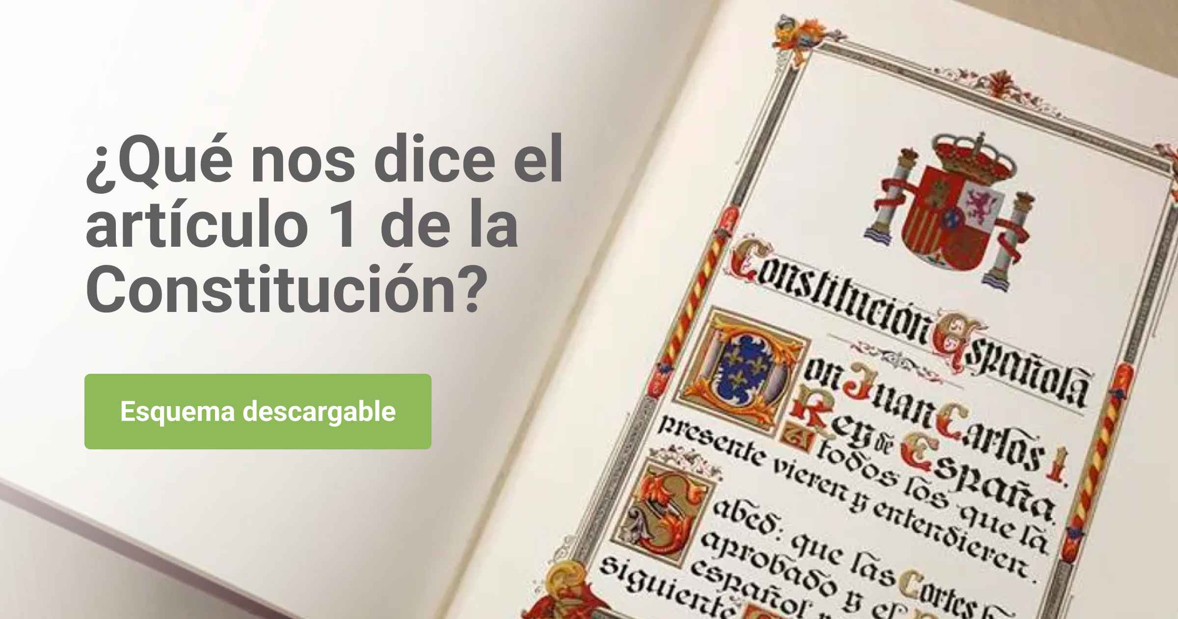 Esquemas título uno Constitución española