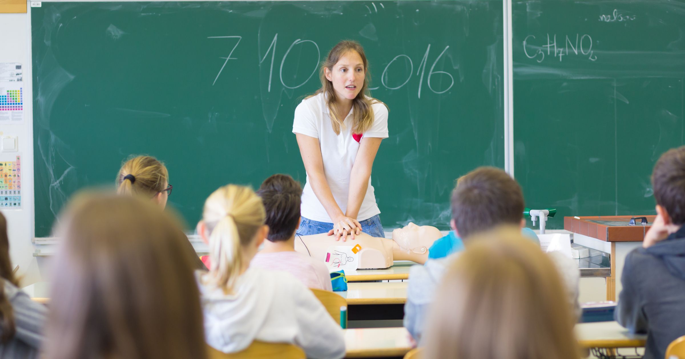 Primeros auxilios en centros educativos