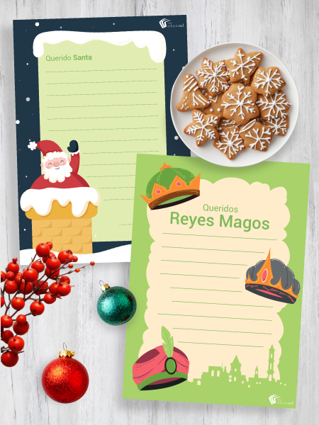 Cartas navideñas a Reyes Magos y Papa Noel